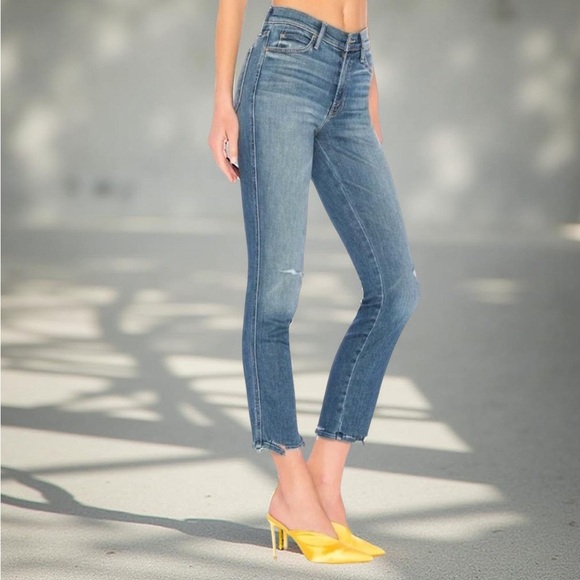 MOTHERJeans The Rascal Ankle Wild! Sz24 and 27 inseam w/distressed, frayed hem - Picture 1 of 13